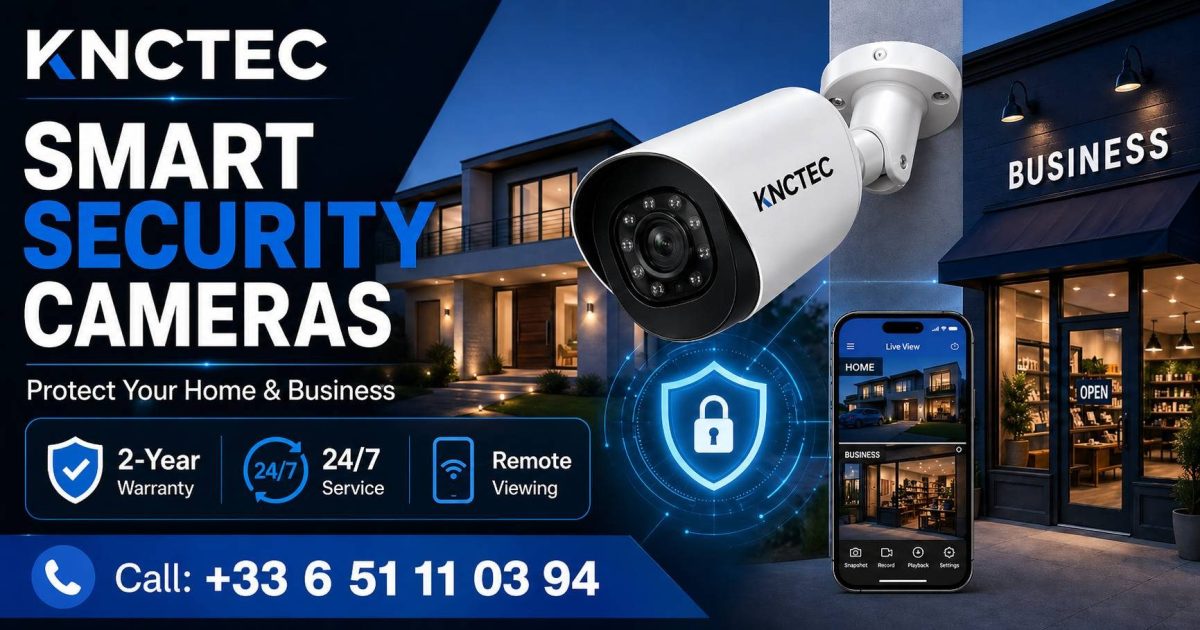 உங்கள் வீடுகள் மற்றும் வியாபார ஸ்தலங்களின் பாதுகாப்பை உறுதி செய்திட கண்காணிப்பு கமரா Knctec — 1/4