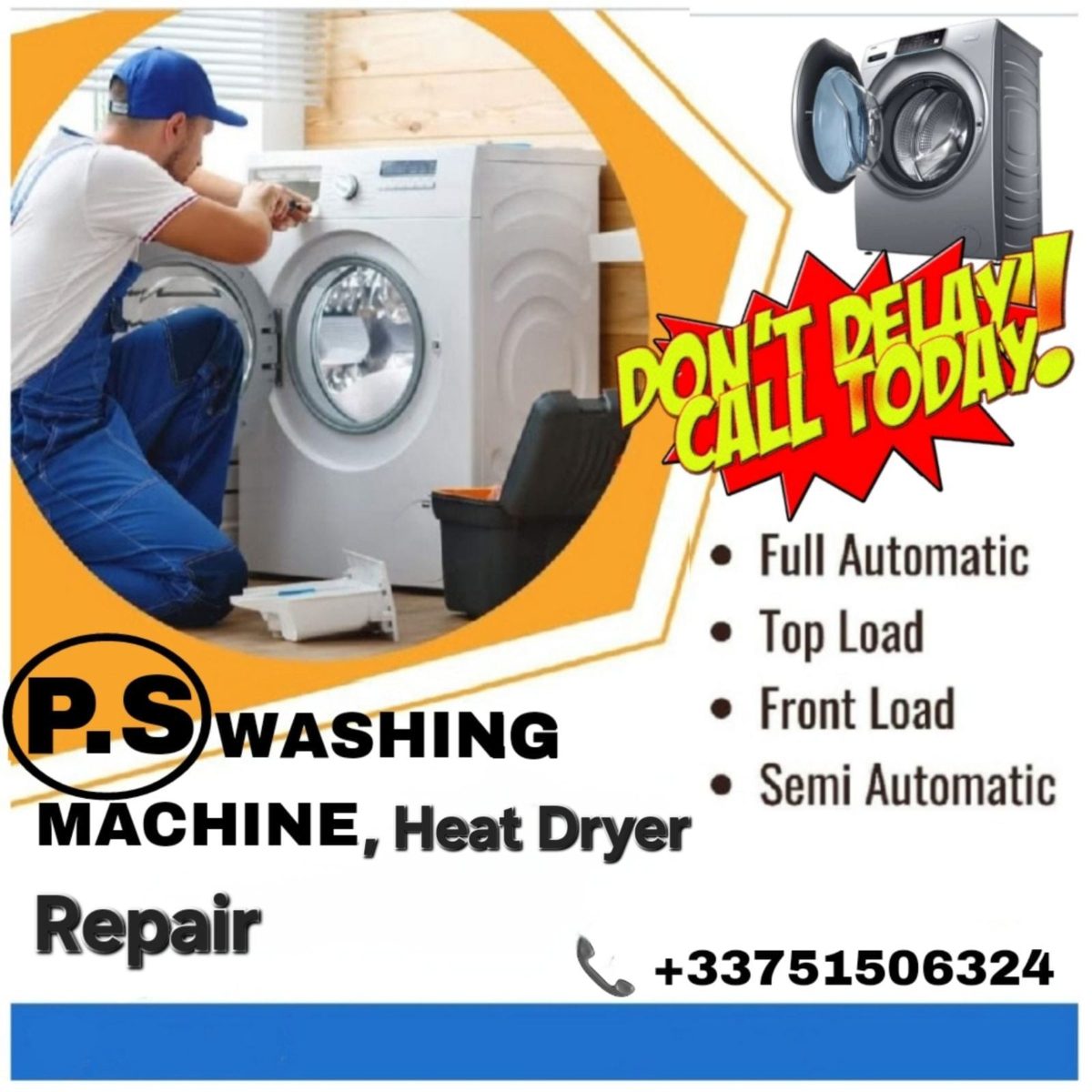 வணக்கம் உறவுகளே.! 🙏🏼🙏🏼🙏🏼  அனைத்து விதமான Washing Machine repair — 1/1