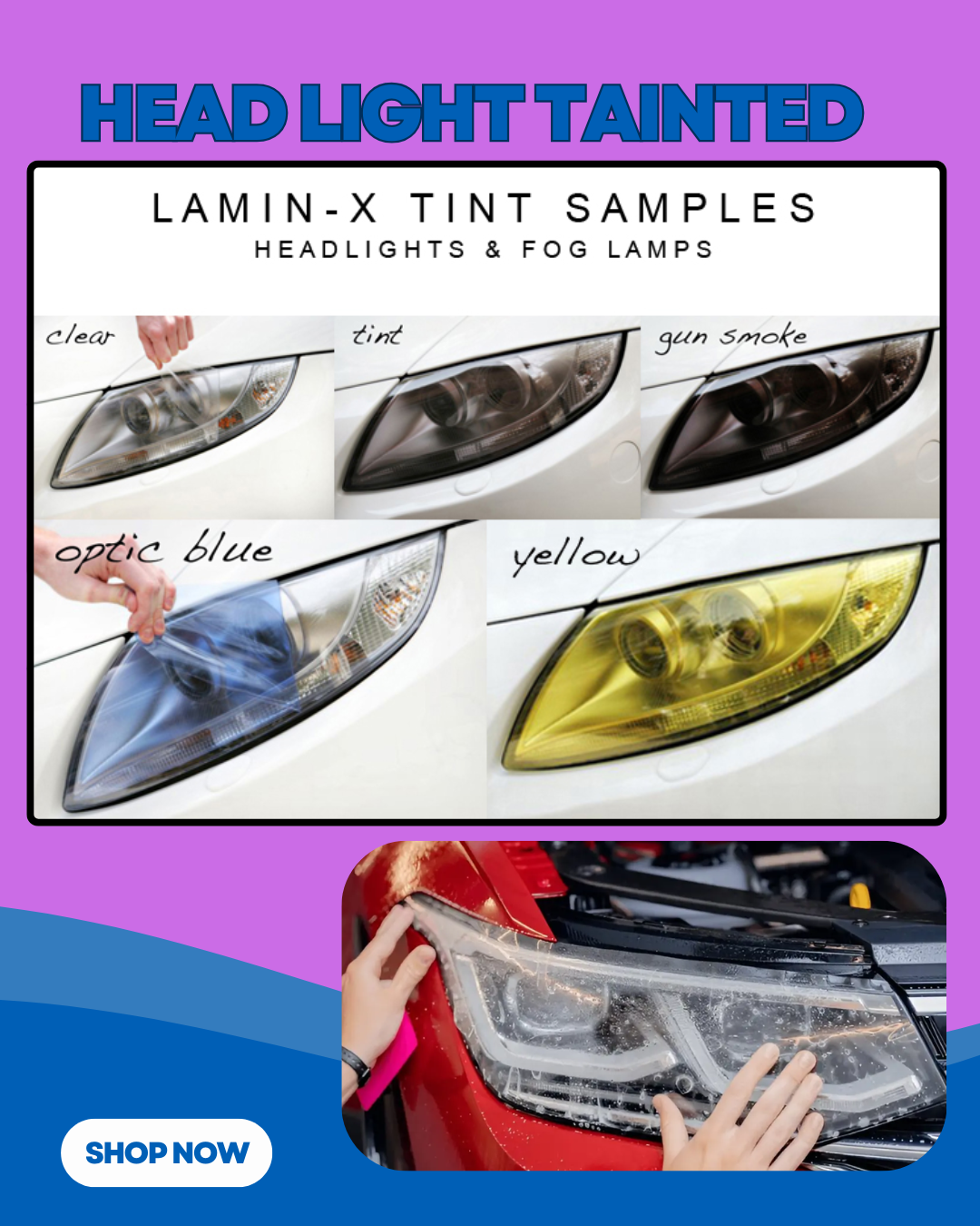 Car windows tint — 3/4