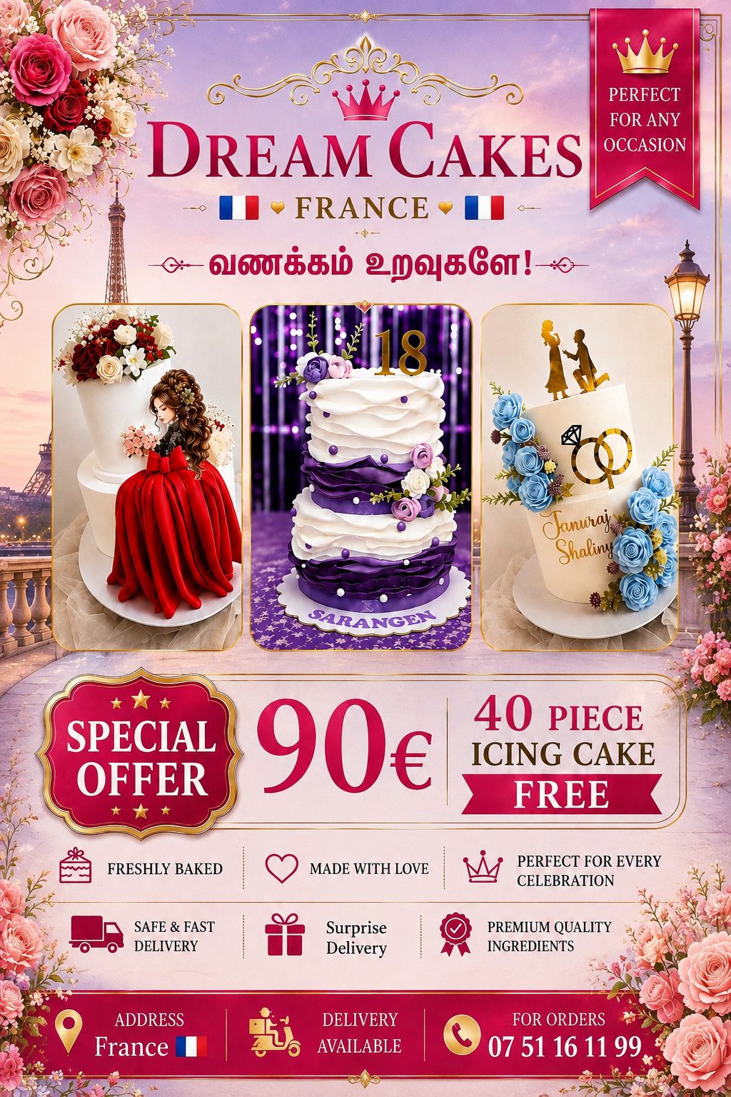 Dream cakes — 1/3