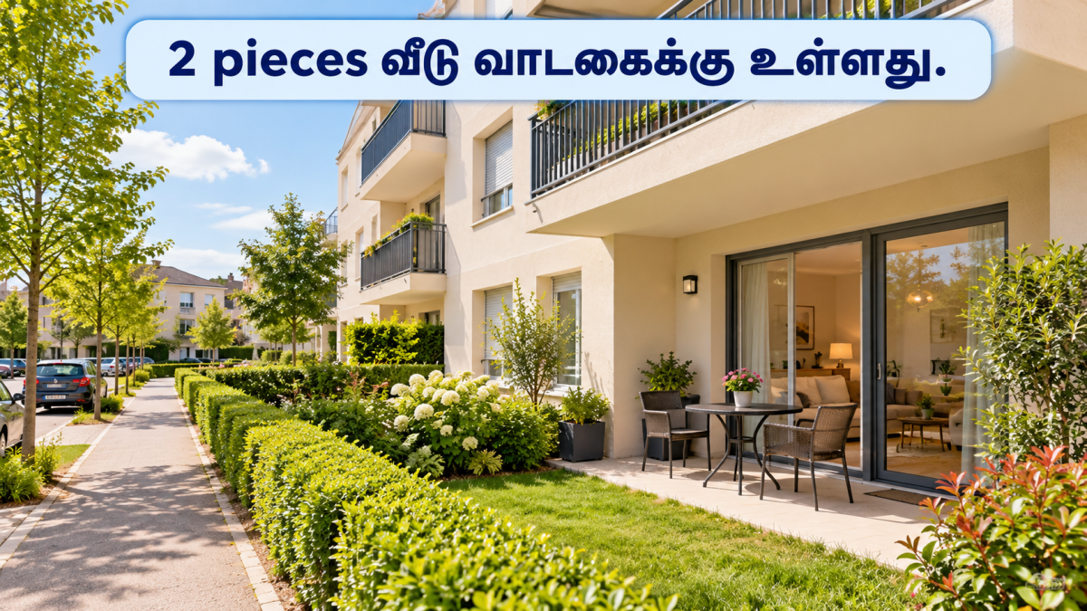 🏠 வீடு வாடகைக்கு வேணுமா? | T2 / 43 m² Appartement à louer Saint-Brice-sous-Forêt — 1/1